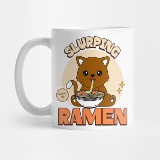 RAMEN Life Slurping Ramen Noodles Mug